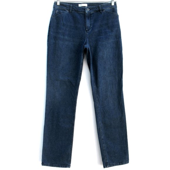 J.Jill Tried & True Fit Slim Leg Slash Pkts Sz 10 - Picture 2 of 6